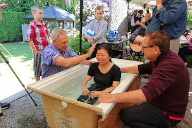 Lucy Zhao Baptism