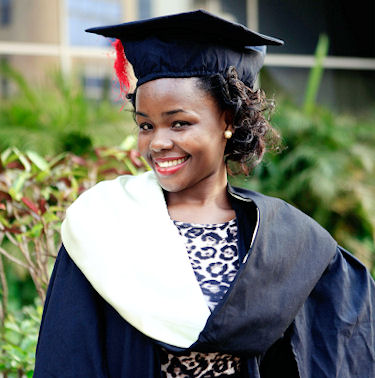 Jessica - first Watoto University Grad